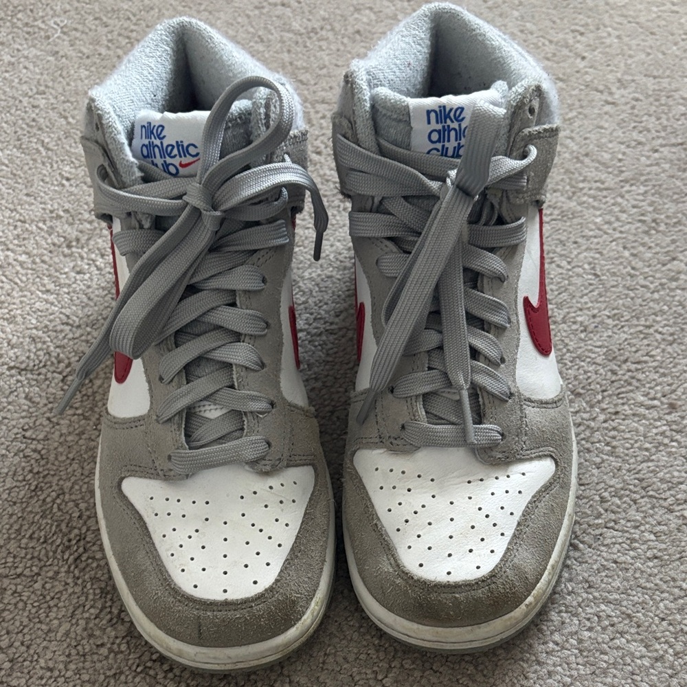 Nike Kids Sneakers Gray and Red